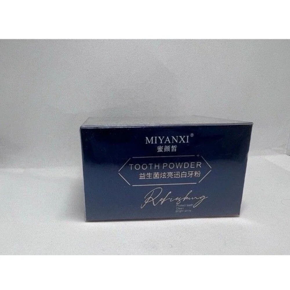 MIYANXI Teeth Whitening Powder, Tooth Powder Stain Rem 50g US Stock Sealed